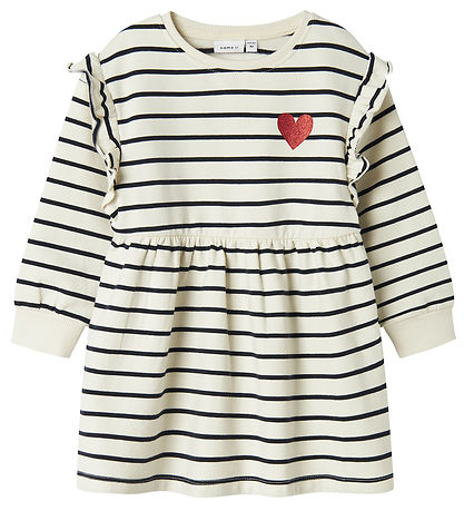 Name It Sweat Dress - NmfTorina - Sea Salt