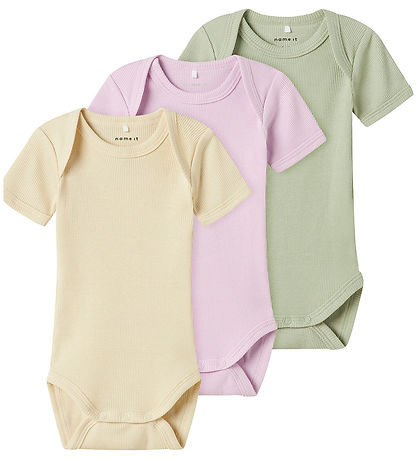 Name It Bodysuits k/æ - Rib - Noos - NbnBody - 3-Pack - Winsome 