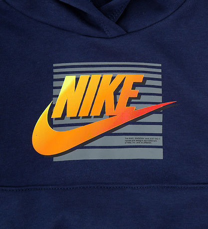 Nike Sweat Set - Midnight Navy w. Orange