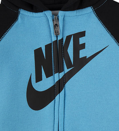 Nike Jogging galli M. Stuttermabolur - Eystrasalt Blue/Svart