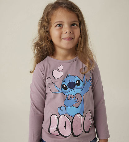 Name It Bluse - NmfJesini Stitch - Elderberry m. Print