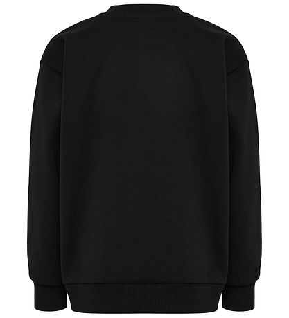 Hummel Peysa - hmlJR Loose Crewneck - Svart M. Lógó