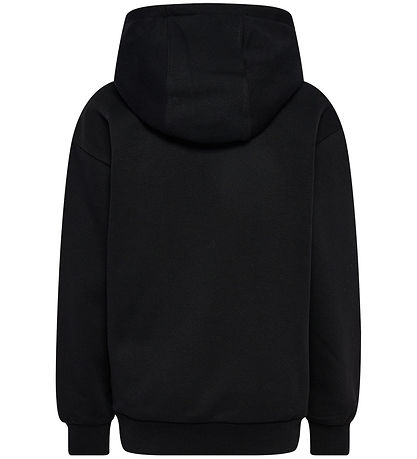 Hummel Kapuzenpullover - hmlJR Loose Hoodie - Schwarz m. Print