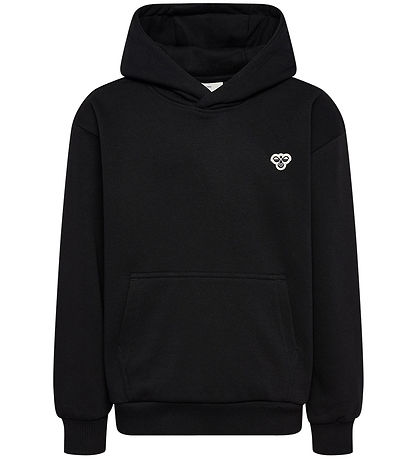 Hummel Kapuzenpullover - hmlJR Loose Hoodie - Schwarz m. Print