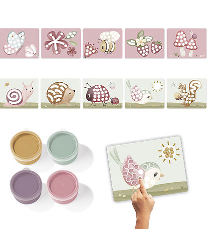 Little Dutch Fingerfärg-Set - Fairy Garden