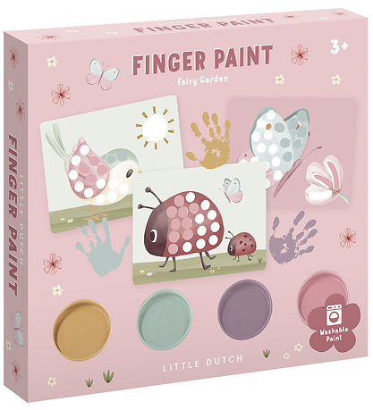 Little Dutch Fingerfärg-Set - Fairy Garden