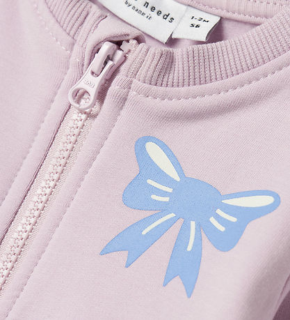 Name It Cardigan - NbfVrillie - Winsome Orchid/Bow