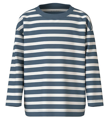 Name It Blouse - Nmm Shaft - China Blue/Cloud Dancer