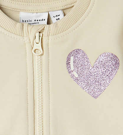 Gilet Name It - NbfVrillie - Summer Sable/Hearts