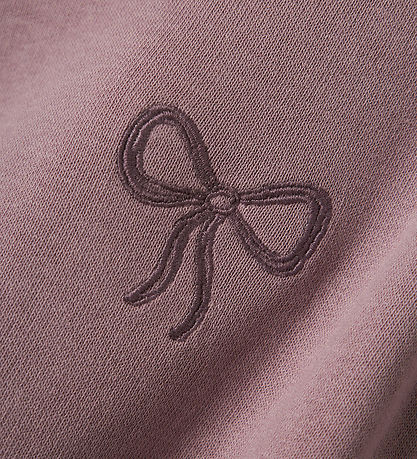 Name It Sweatshirt - NmfVallene - Elderberry/Bow
