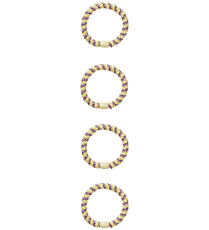 Name It Elastic Hair Bands - 4-Pack - NkfAcc-Arise - Pastel Yell