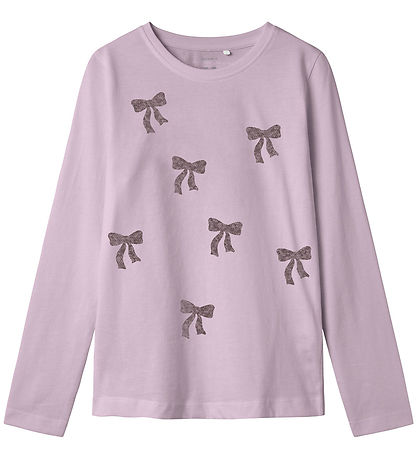 Name It Blouse - NkfTudu - Paliet Bows - Winsome Orchid