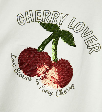 Name It Blússa - NkfTudu -Paliet Cherry - Cloud Dansari