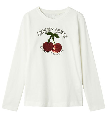 Name It Blússa - NkfTudu -Paliet Cherry - Cloud Dansari