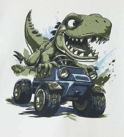 Name It Blússa - NmmVux - Bright White/Dino Race