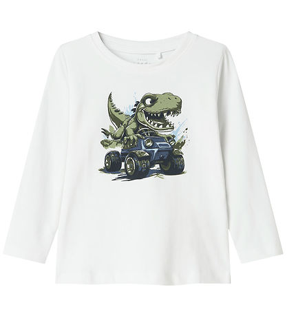 Name It Blússa - NmmVux - Bright White/Dino Race