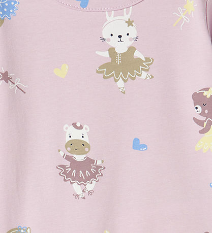 Name It Bodysuit L/æ - NbfVandora - Winsome Orchid/Ballerinas