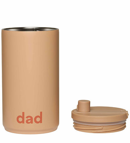 Design Letters Termosmuki - Travel - isä - 350 ml - Beige