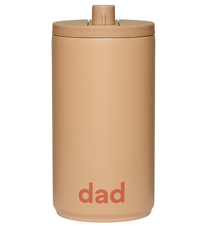 Design Letters Termosmuki - Travel - isä - 350 ml - Beige