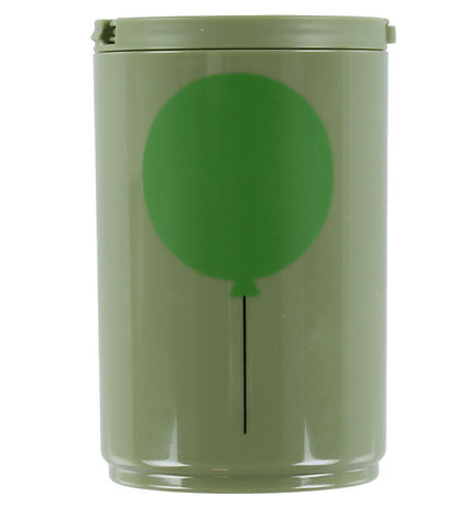 Design Letters Becher m. Strohhalme - Travel - 330 ml - Grün