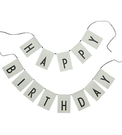 Design Letters Bunting Banner - 2 Flag I 1 - 11x16 cm - Green