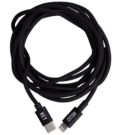 Design Letters Lightning Laddningskabel - iPhone - 1,85 M - Svar
