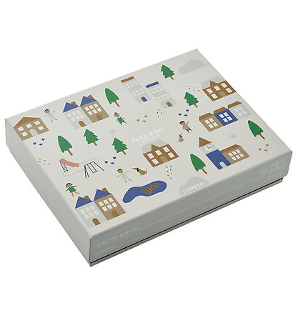 Liewood Jigsaw Puzzle - 35 Bricks - Jimmie - Downtowm/Sandy