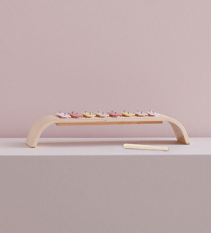 Kids Concept Xylophone - Wood - Pink/Multi