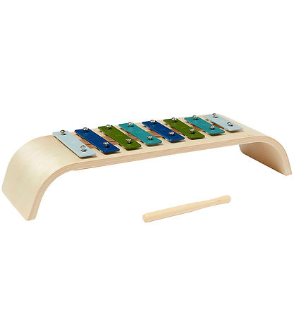 Kids Concept Xylophone - Wood - Blue/Multi