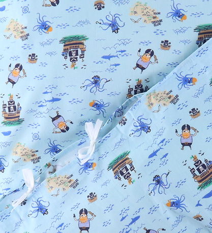 Nørgaard Madsens Bedding - Junior - Light blue w. Pirates