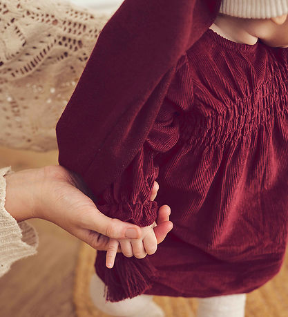 Müsli Kleid - Cord - Cabernet