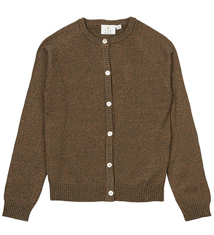 The New Cardigan - Knitted - TnEve - Ivy Green w. Glitter