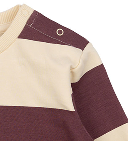 The New Siblings Sweatshirt - TnsMiran - Crushed Berry Striped