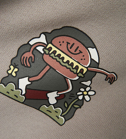 Name It Sweatshirt - NkmTofigo - Ash w. Print