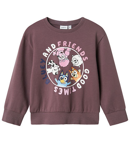 Name It Sweatshirt - NmfNira Bluey - Arctic Dusk w. Print