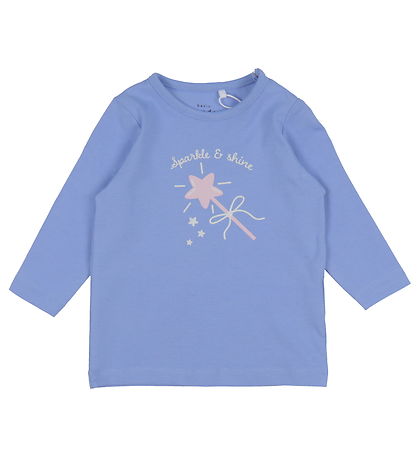 Name It Blússa - NbfVubie - Kornblóm Blue/Sparkle