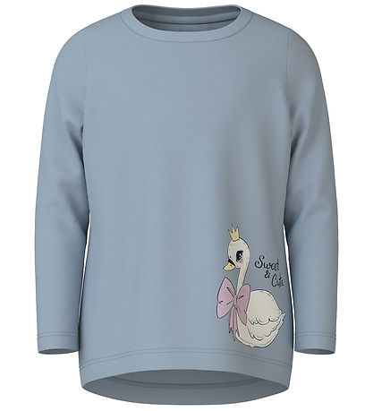 Name It Blouse - NmfVix - Subdued Blue/Swan
