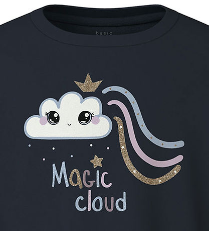 Name It Blouse - NmfVix - Dark Sapphire/Magic Cloud