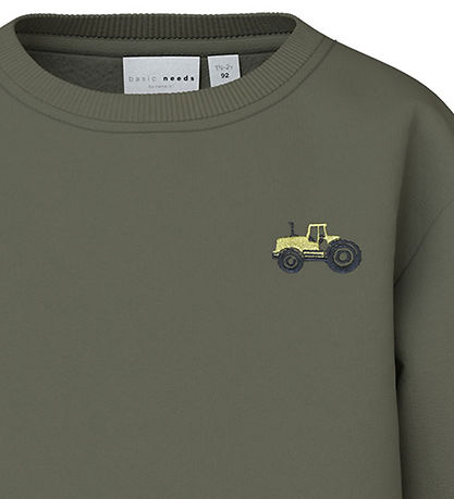 Name It Sweatshirt - NmmVallen - Dusty Olive/Tractor