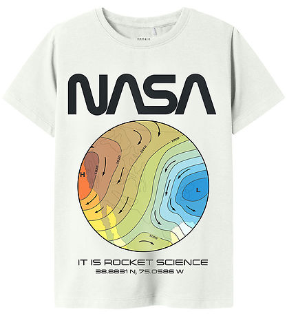 Name It Stuttermabolur - NkmDade Nasa - Bright White