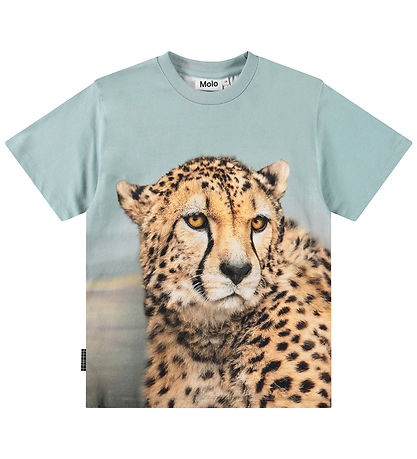 Molo Stuttermabolur - Ruby - BIG Cheetah Blue
