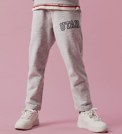 Name It Sweatpants - NkfTaloy - Light Grey Melange