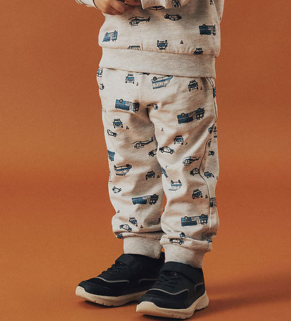 Name It Sweatpants - NmmTroy - Light Grey Melange