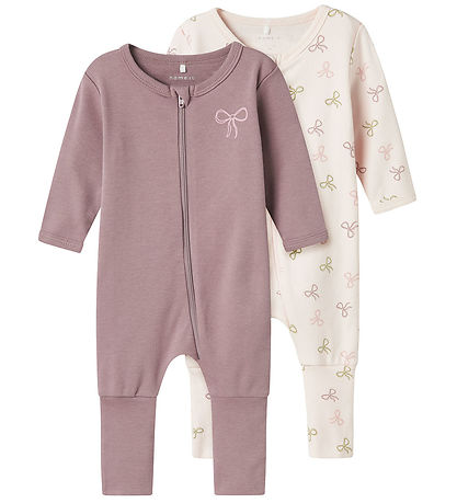 Name It Schlafanzug - Noos - 2er-Pack - NbfNightsuit - Kaum Pink