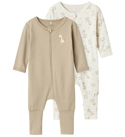 Name It Schlafanzug - Noos - 2er-Pack - NbnNightsuit - Jet Strea