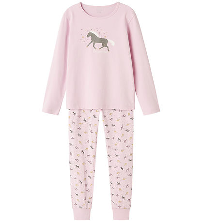 Name It Pyjama Set - Noos - NkfNightset - Corsage w. Print