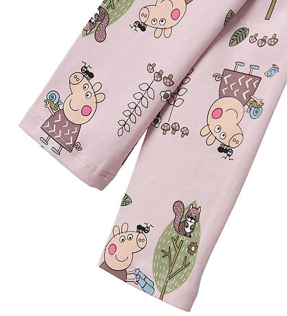 Name It Leggings - Noos - NmfDyka Peppa - Winsome Orchid w. Prin