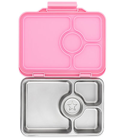 Yumbox Eväslaatikko M. 4 Rum - Bento Steel - Versailles Vaaleanp