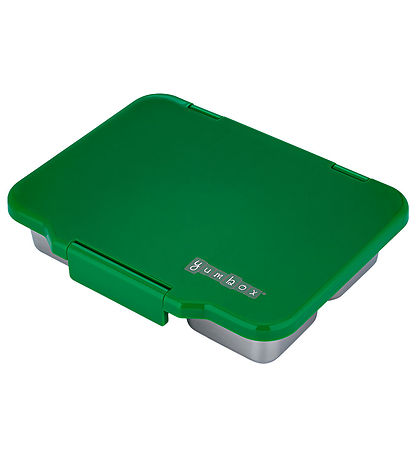 Yumbox Lunchbox w. 4 Rum - Bento Steel - Pomme Green