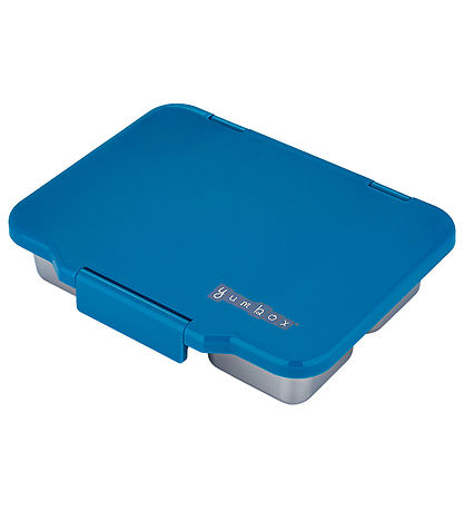 Yumbox Eväslaatikko M. 4 Rum - Bento Steel - Normandia Blue